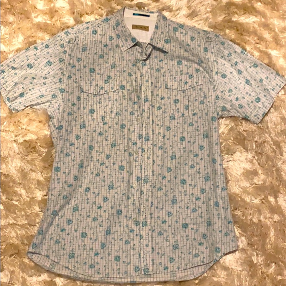 Ted Baker - short sleeve shirt (size 4 - medium)